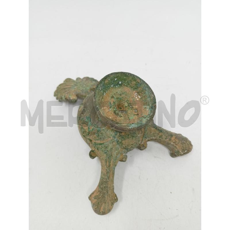 LAMPADA DOPPIO OLIO DEC UCCELLINO BAMBINO METALLO | Mercatino dell'Usato Roma re di roma 4