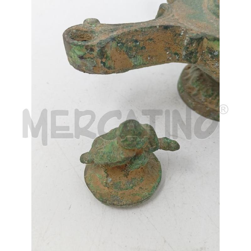 LAMPADA DOPPIO OLIO DEC UCCELLINO BAMBINO METALLO | Mercatino dell'Usato Roma re di roma 5