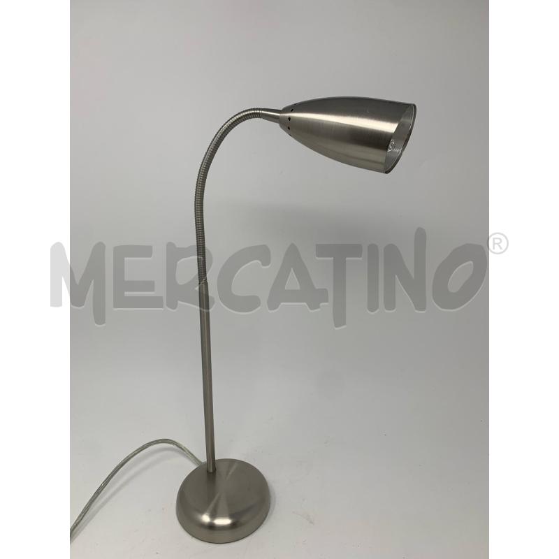 LAMPADA INOX BASE TONDA PRESA INGLESE ACCENSIONE TOCCO DIREZIOBNABILE | Mercatino dell'Usato Roma re di roma 1