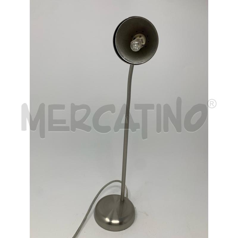LAMPADA INOX BASE TONDA PRESA INGLESE ACCENSIONE TOCCO DIREZIOBNABILE | Mercatino dell'Usato Roma re di roma 2