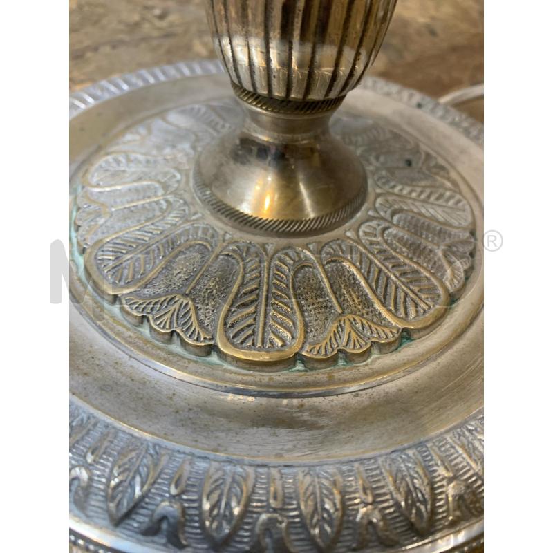 LAMPADA JORDAN SHEFFIELD BASE TONDA DEC FOGLIE 54CM  | Mercatino dell'Usato Roma re di roma 3