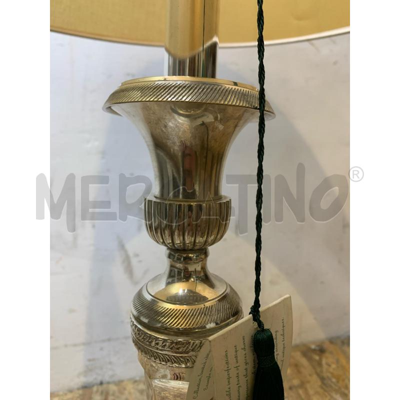 LAMPADA JORDAN SHEFFIELD BASE TONDA DEC FOGLIE 54CM  | Mercatino dell'Usato Roma re di roma 4
