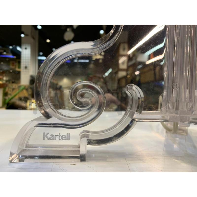 LAMPADA KARTELL BOURGIE POLICARBONATO TRASPARENTE 3 PIEDI PARALUME PLISSÈ | Mercatino dell'Usato Roma re di roma 2