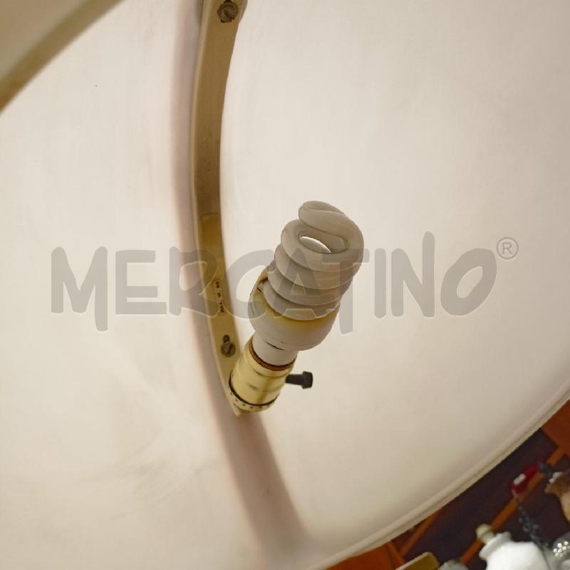 LAMPADA MARTINELLI SERPENTE ARANCIONE PARALUME BIANCO DIFETTI  | Mercatino dell'Usato Roma re di roma 5