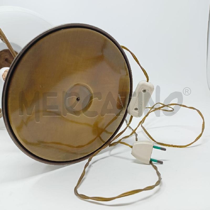 LAMPADA OTTONE 3 LUDI PARALUME VETRO BIANCO FUNGO | Mercatino dell'Usato Roma re di roma 4