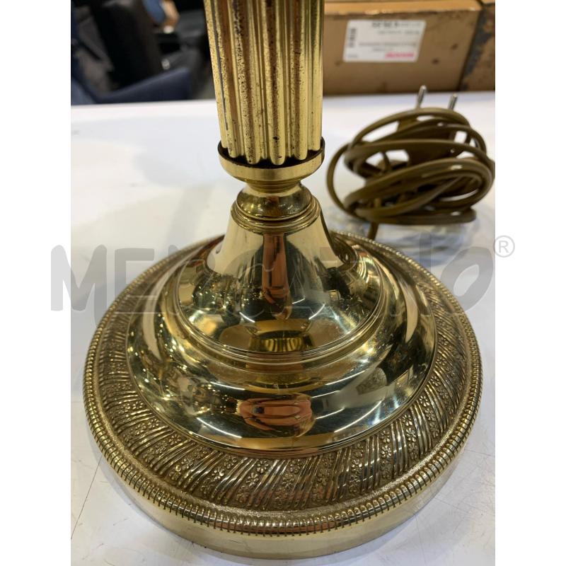 LAMPADA OTTONE STILE IMPERO 3 LUCI PARALUME ECOP VERDE | Mercatino dell'Usato Roma re di roma 2