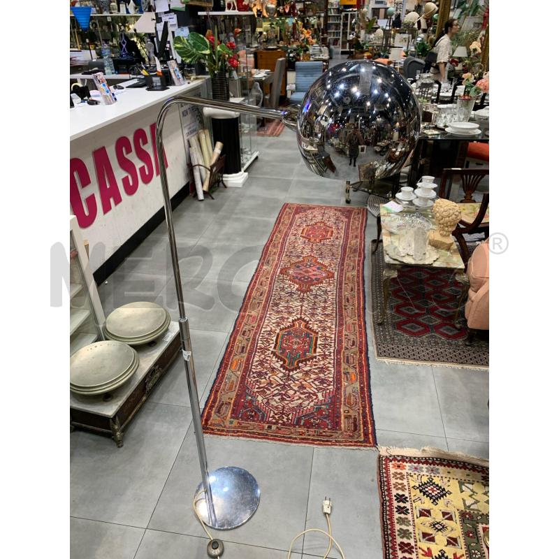 LAMPADA PIANTANA SERGIO ASTI CANDLE '60 CROMATA  | Mercatino dell'Usato Roma re di roma 1