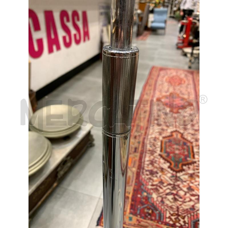 LAMPADA PIANTANA SERGIO ASTI CANDLE '60 CROMATA  | Mercatino dell'Usato Roma re di roma 2