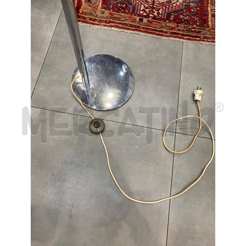 LAMPADA PIANTANA SERGIO ASTI CANDLE '60 CROMATA  | Mercatino dell'Usato Roma re di roma 5