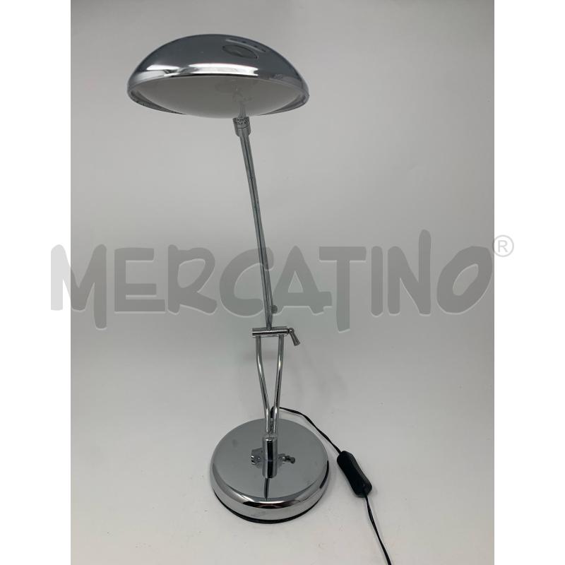LAMPADA SCRIVANIA INOX ARCO PRESA INGLESE | Mercatino dell'Usato Roma re di roma 1