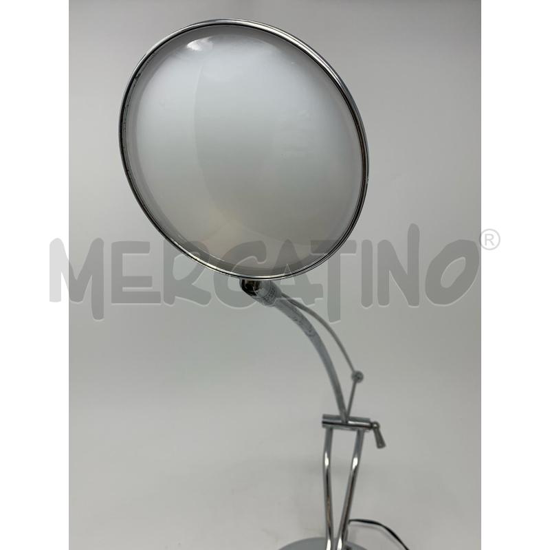 LAMPADA SCRIVANIA INOX ARCO PRESA INGLESE | Mercatino dell'Usato Roma re di roma 3