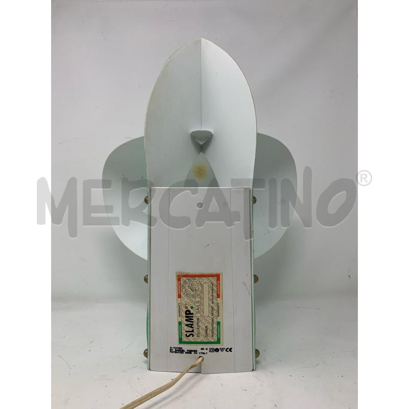 LAMPADA SLAMP PLASTICA TIFFANI BIANCO PLASTICA  | Mercatino dell'Usato Roma re di roma 2