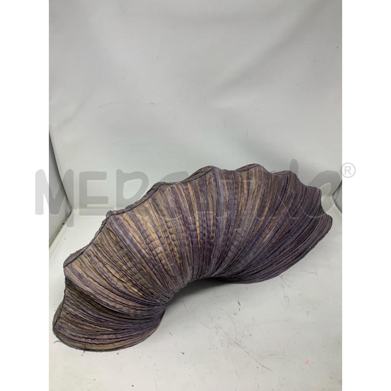 LAMPADA TESSUTO FORMA CONCHIGLIA VIOLA   | Mercatino dell'Usato Roma re di roma 2