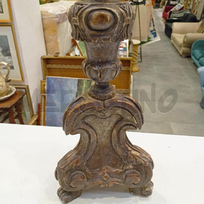 LAMPADA TORCERE EPOCA TRILOB ARGENTAT  | Mercatino dell'Usato Roma re di roma 2