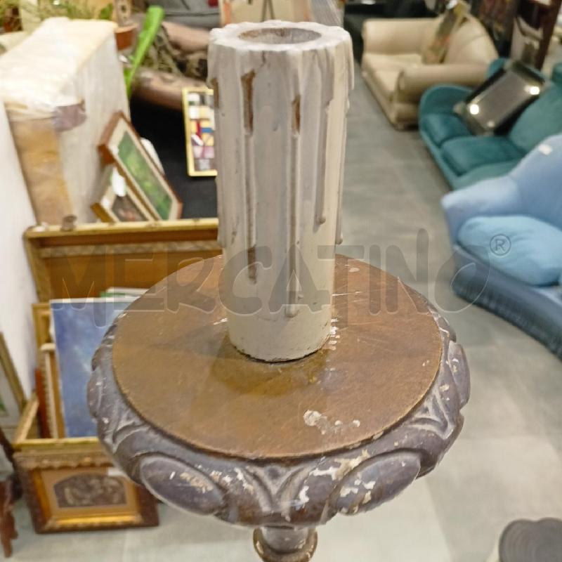 LAMPADA TORCERE EPOCA TRILOB ARGENTAT  | Mercatino dell'Usato Roma re di roma 4