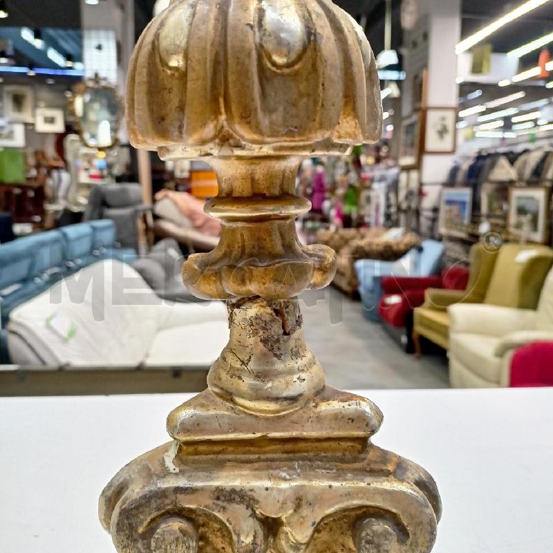 LAMPADA TORCIERE LEGNO DORATO MECCA EPOCA DIFETT | Mercatino dell'Usato Roma re di roma 3