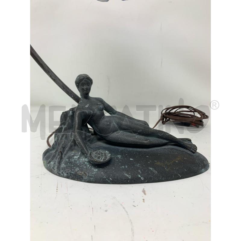 LAMPADA VENERE SDRAIATA CESTO UVA PARALLUME VETRO GIALLO VIOLA | Mercatino dell'Usato Roma re di roma 2
