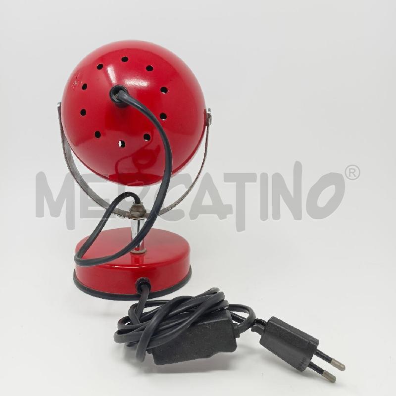 LAMPADA VENETA LUMI SFERICA ROSSA DETT SILVER  | Mercatino dell'Usato Roma re di roma 2