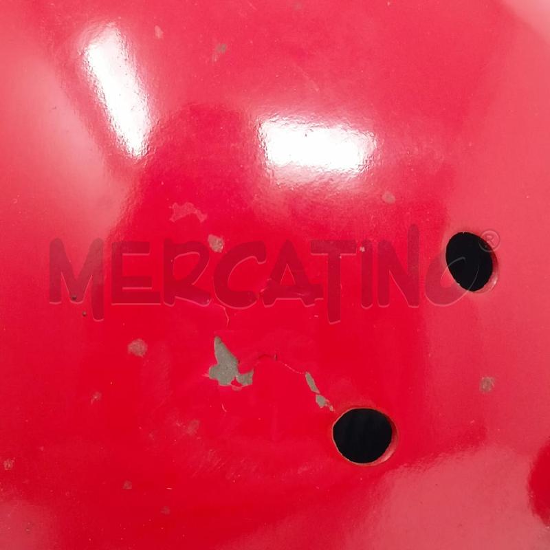 LAMPADA VENETA LUMI SFERICA ROSSA DETT SILVER  | Mercatino dell'Usato Roma re di roma 3