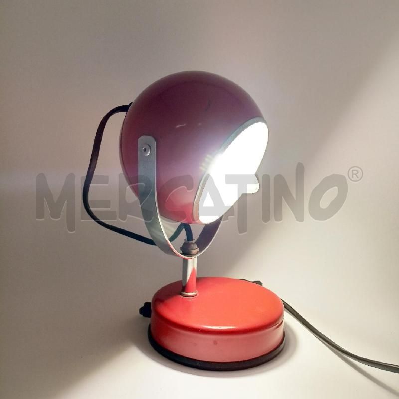 LAMPADA VENETA LUMI SFERICA ROSSA DETT SILVER  | Mercatino dell'Usato Roma re di roma 5