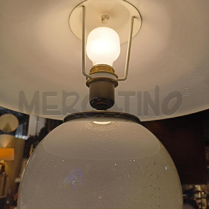 LAMPADA VETRO BIANCO INS SILVER PARALUME NERO INS SILVER  | Mercatino dell'Usato Roma re di roma 4