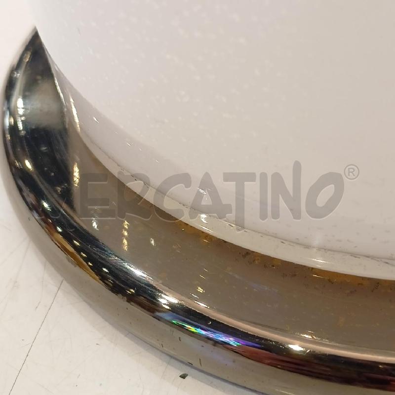 LAMPADA VETRO BIANCO INS SILVER PARALUME NERO INS SILVER  | Mercatino dell'Usato Roma re di roma 5