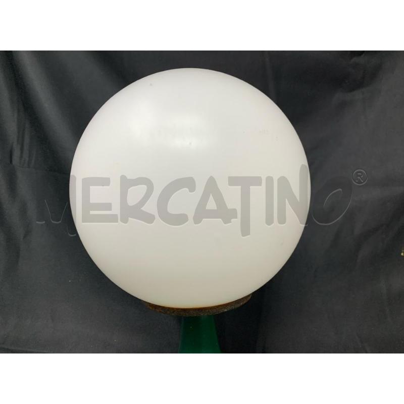 LAMPADA '60 BASE METLL VERDE PARALUME OPALINA SATINAT | Mercatino dell'Usato Roma re di roma 4