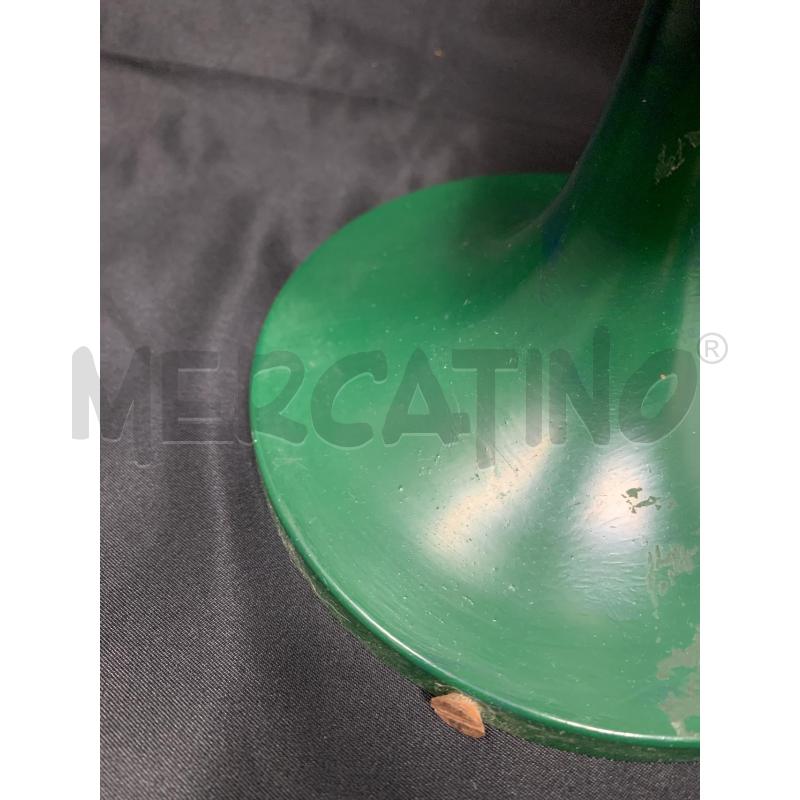 LAMPADA '60 BASE METLL VERDE PARALUME OPALINA SATINAT | Mercatino dell'Usato Roma re di roma 5