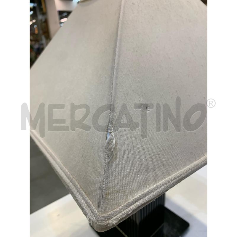 LAMPADA '80 BASE METALLO NERO A GRATTACIELO PARALUME PIRAMIDE | Mercatino dell'Usato Roma re di roma 2