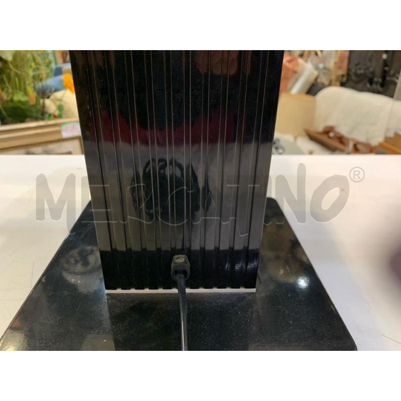 LAMPADA '80 BASE METALLO NERO A GRATTACIELO PARALUME PIRAMIDE | Mercatino dell'Usato Roma re di roma 3
