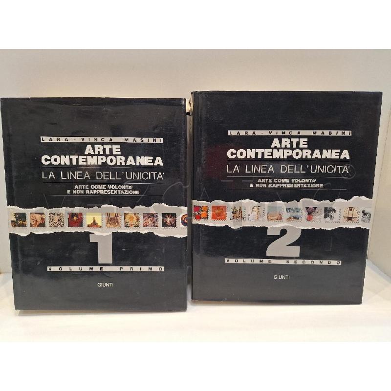 LARA VINCA MASINI ARTE CONTEMPORANEA 2 VOLUMI 1993 GUINTI | Mercatino dell'Usato Roma re di roma 1