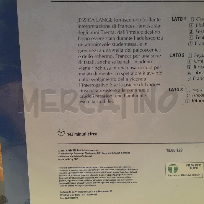 LASER DISC FRANCES DOPPIO DISCO NUOVO SIGILLATO | Mercatino dell'Usato Roma re di roma 4