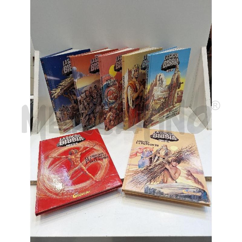 LA SACRA BIBBIA A FUMETTI 7 VOLUMI OPERA COMPLETA VECCHIO E NUOVO TESTAMENTO 1994 IL GIORNALINO | Mercatino dell'Usato Roma re di roma 1