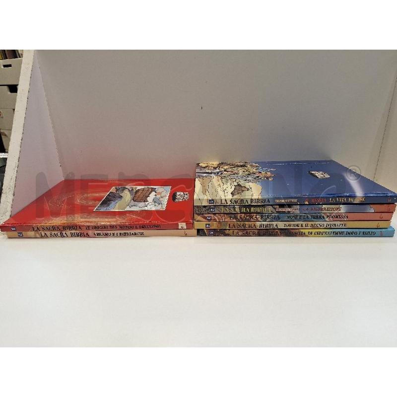 LA SACRA BIBBIA A FUMETTI 7 VOLUMI OPERA COMPLETA VECCHIO E NUOVO TESTAMENTO 1994 IL GIORNALINO | Mercatino dell'Usato Roma re di roma 3