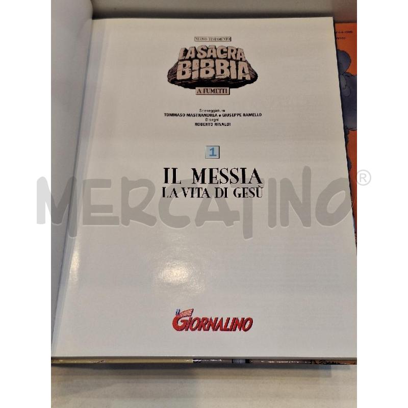 LA SACRA BIBBIA A FUMETTI 7 VOLUMI OPERA COMPLETA VECCHIO E NUOVO TESTAMENTO 1994 IL GIORNALINO | Mercatino dell'Usato Roma re di roma 4