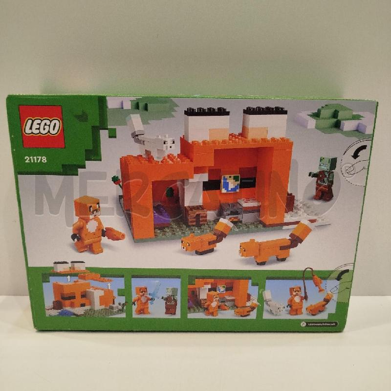 LEGO MINECRAFT 21178 THE FOX LODGE MAI APERTO | Mercatino dell'Usato Roma re di roma 2