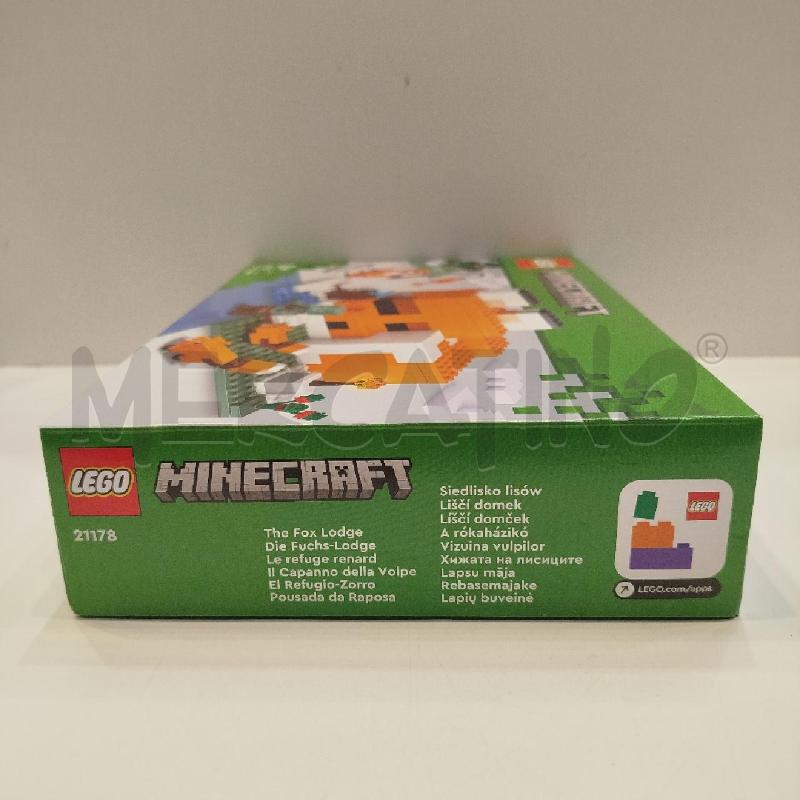LEGO MINECRAFT 21178 THE FOX LODGE MAI APERTO | Mercatino dell'Usato Roma re di roma 4