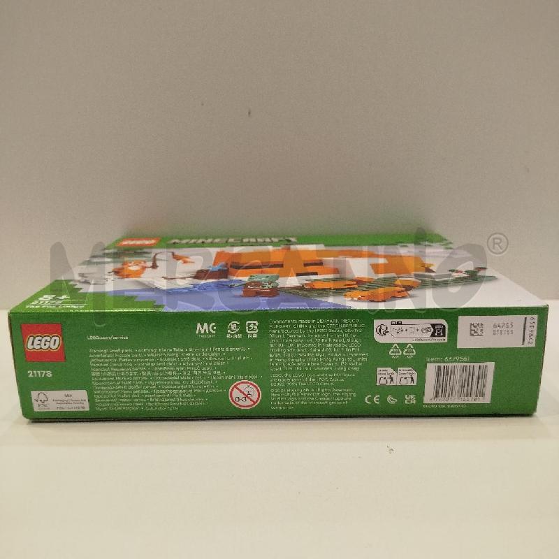 LEGO MINECRAFT 21178 THE FOX LODGE MAI APERTO | Mercatino dell'Usato Roma re di roma 5