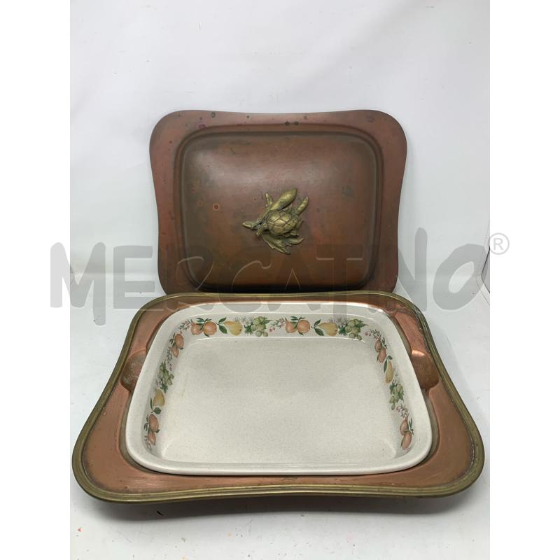 LEGUMIERA RAME VINTAGE STONDATA POMELLO CARCIOFO INTERNO WEDGWOOD | Mercatino dell'Usato Roma re di roma 2
