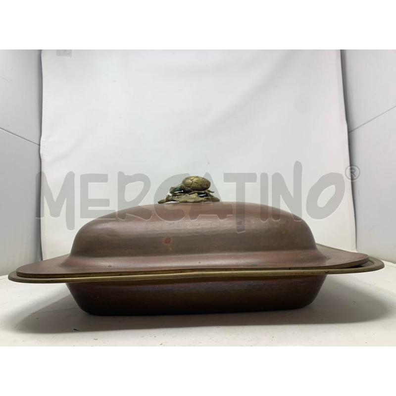 LEGUMIERA RAME VINTAGE STONDATA POMELLO CARCIOFO INTERNO WEDGWOOD | Mercatino dell'Usato Roma re di roma 3
