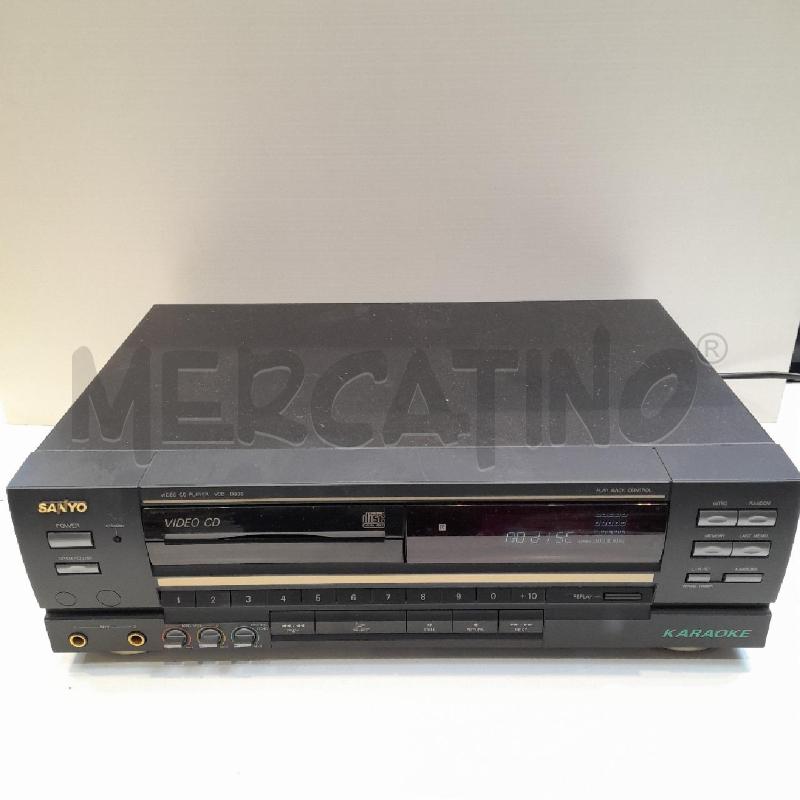 LETTORE VIDEO CD PER KARAOKE SANYO VCD-D838 TEST ACCENSIONE OK MADE IN JAPAN | Mercatino dell'Usato Roma re di roma 1