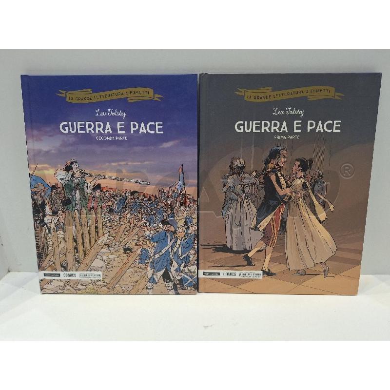 LEV TOLSTOJ GUERRA E PACE 2 VOL MONDADORI COMICS  | Mercatino dell'Usato Roma re di roma 1
