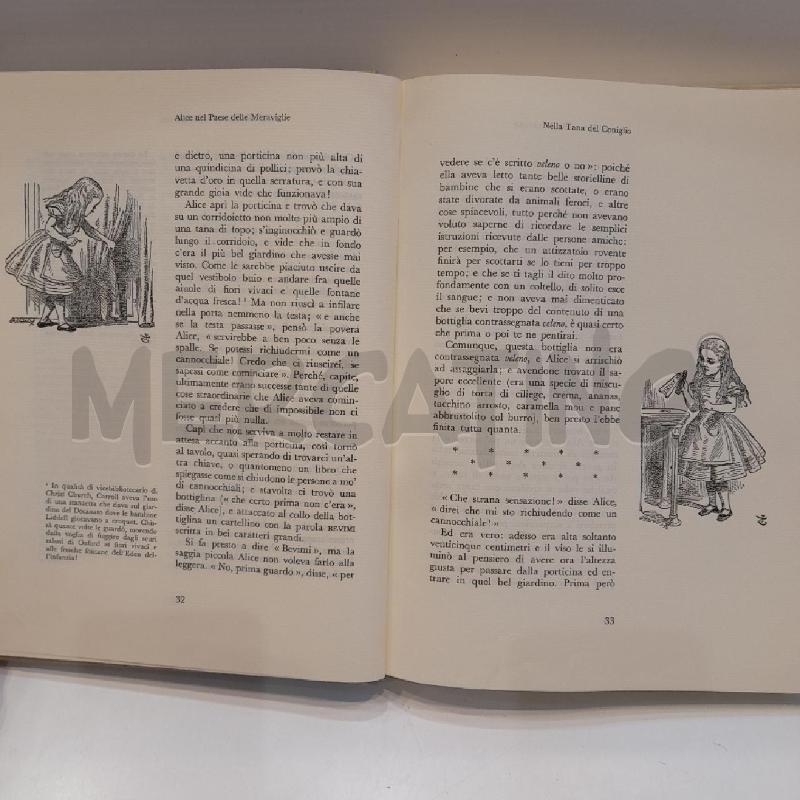 LEWIS CARROLL ALICE 1971 ILLUSTRAZIONI DI JOHN TENNIEL LONGANESI | Mercatino dell'Usato Roma re di roma 5