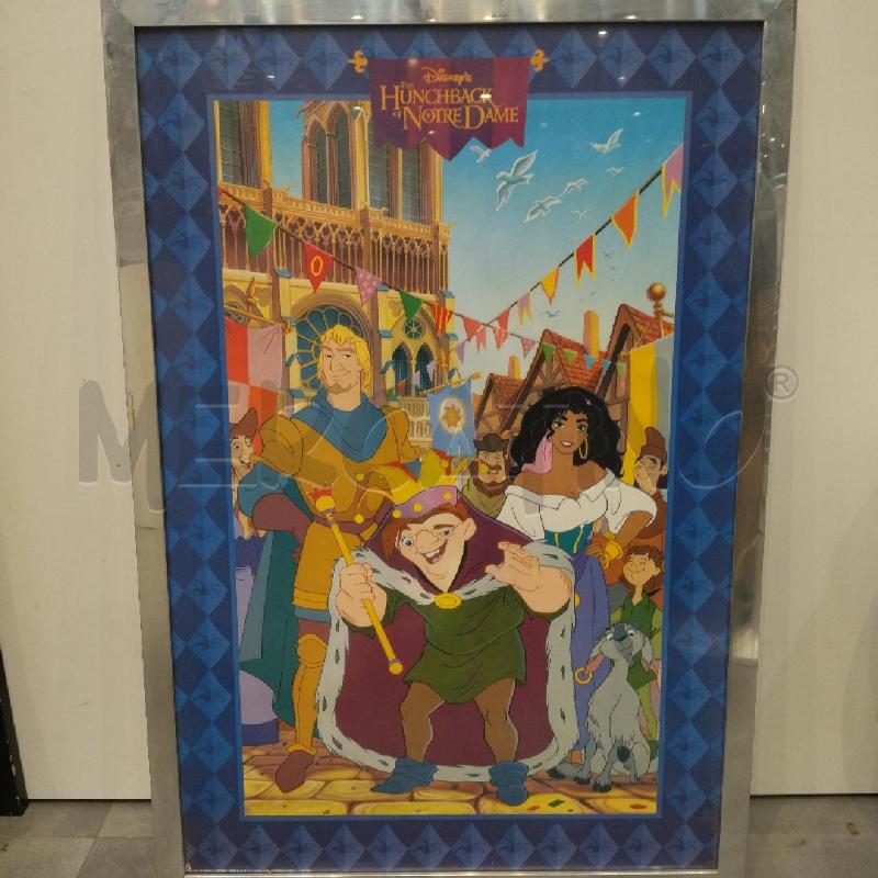 LOCANDINA DISNEY IL GOBBO DI NOTRE DAME 96X66 | Mercatino dell'Usato Roma re di roma 1