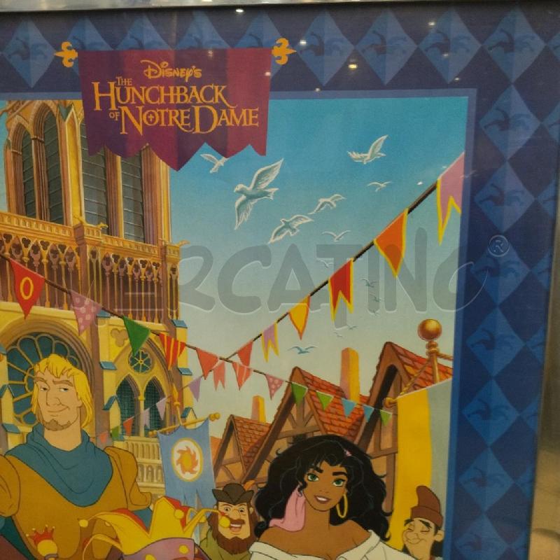 LOCANDINA DISNEY IL GOBBO DI NOTRE DAME 96X66 | Mercatino dell'Usato Roma re di roma 3