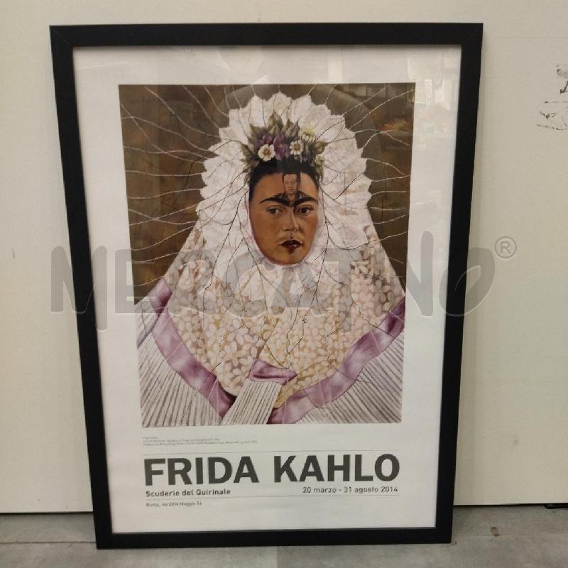 LOCANDINA FRIDA KAHLO SCUDERIE DEL QUIRINALE  | Mercatino dell'Usato Roma re di roma 1