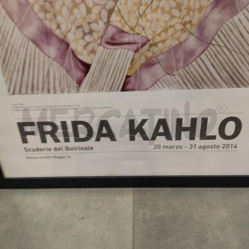 LOCANDINA FRIDA KAHLO SCUDERIE DEL QUIRINALE  | Mercatino dell'Usato Roma re di roma 4