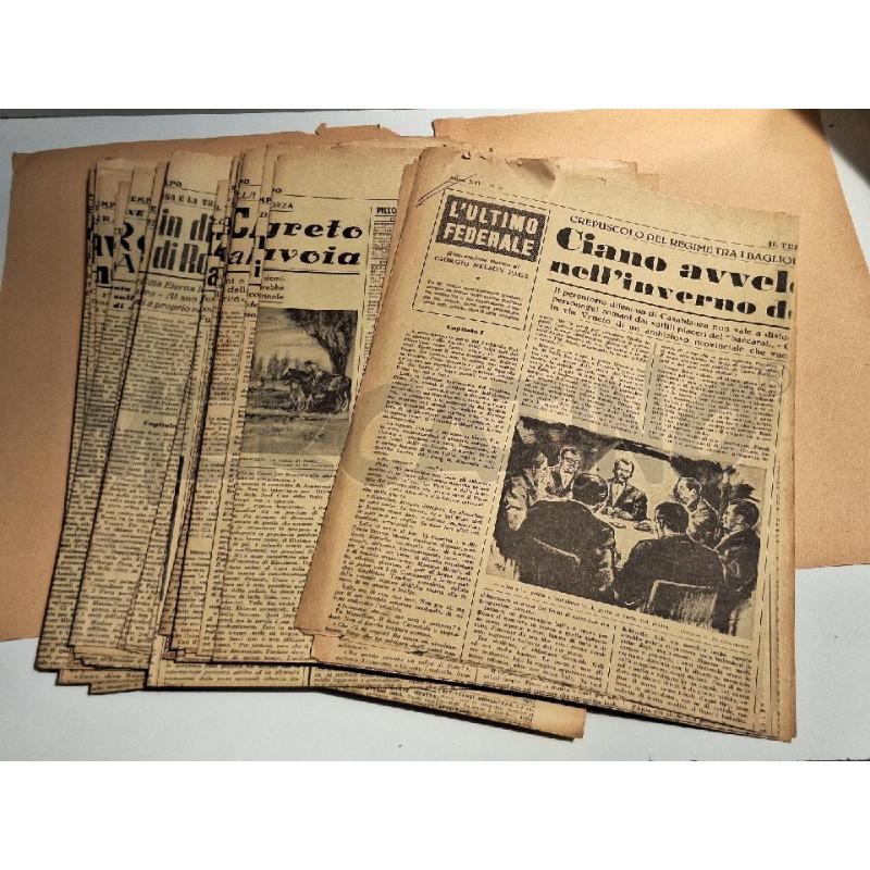 LOTTO GIORNALI L'ULTIMO FEDERALE 1957 | Mercatino dell'Usato Roma re di roma 2
