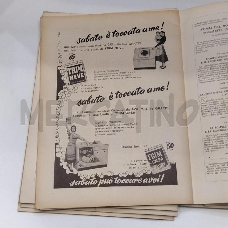 LOTTO RIVISTA LEGGERE MENSILE BIBLIOGRAFICO E DI CULTURA 1955 1956 | Mercatino dell'Usato Roma re di roma 5