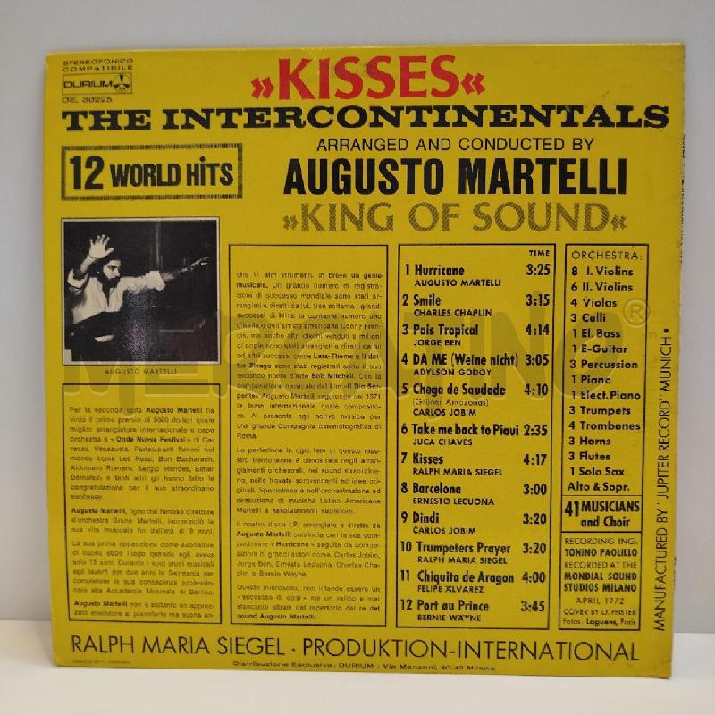 LP AUGUSTO MARTELLI KISSES THE INTERCONTINENTALS | Mercatino dell'Usato Roma re di roma 2